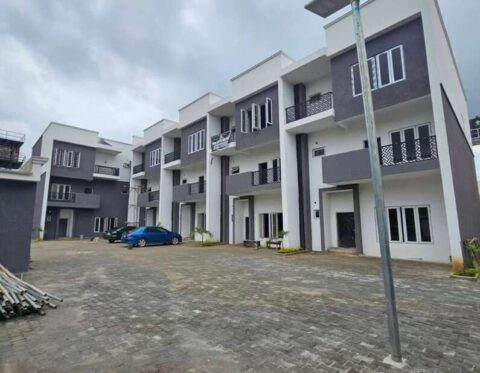 Spacious 4 bedroom terrace duplex with a room boys quarters