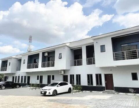 4 bedroom terrace duplex with a room boys quarters