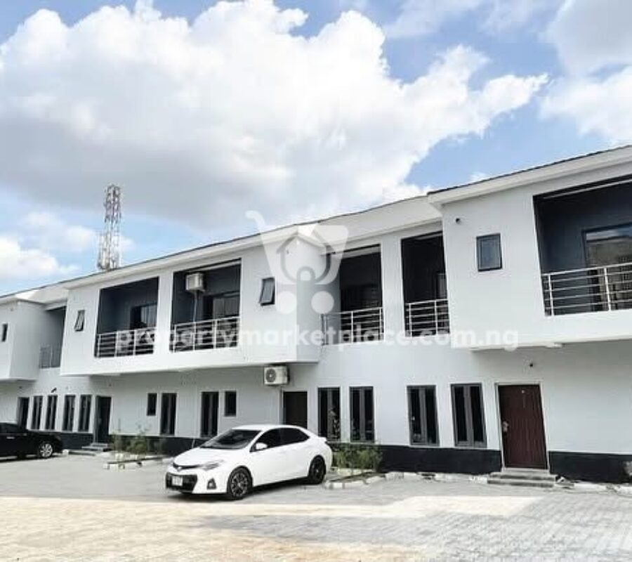 4 bedroom terrace duplex with a room boys quarters
