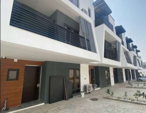 Tastefully finished 4 bedroom terrace duplex with a room Bq