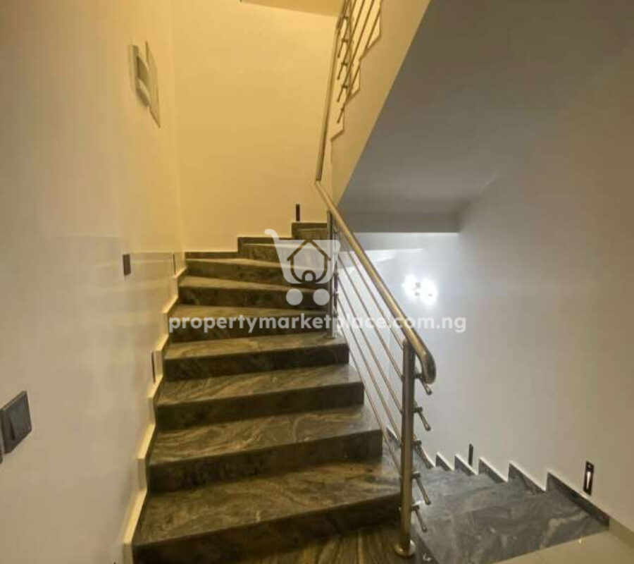 Tastefully finished 4 bedroom terrace duplex with a room Bq