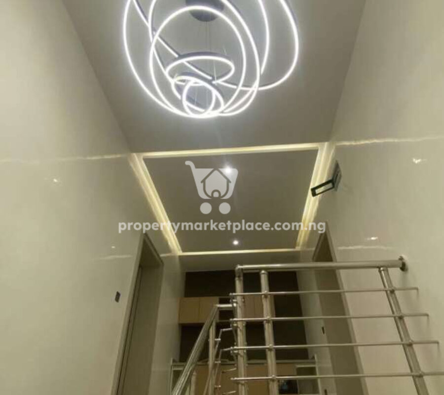 Tastefully finished 4 bedroom terrace duplex with a room Bq