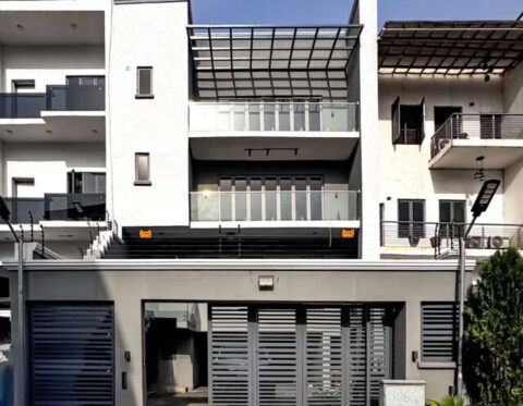 Automated 5 bedroom terrace duplex in a serene and secured estate
