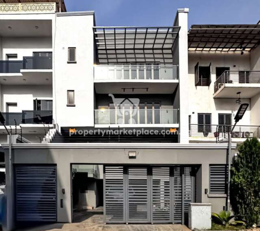 Automated 5 bedroom terrace duplex in a serene and secured estate