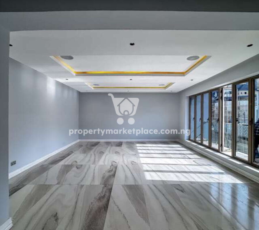 Automated 5 bedroom terrace duplex in a serene and secured estate