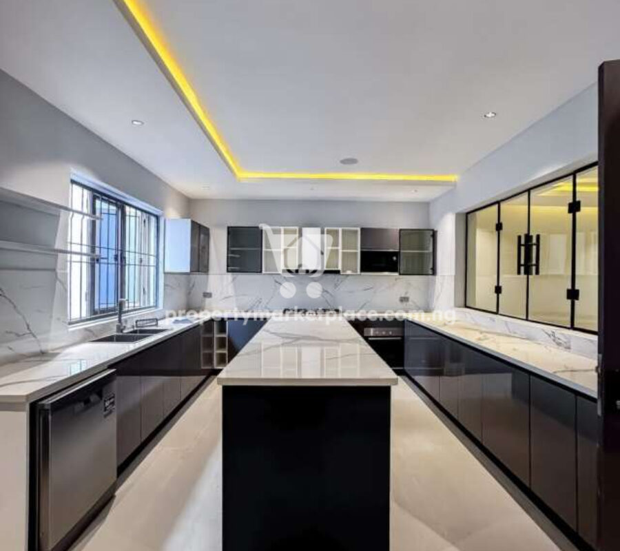Automated 5 bedroom terrace duplex in a serene and secured estate