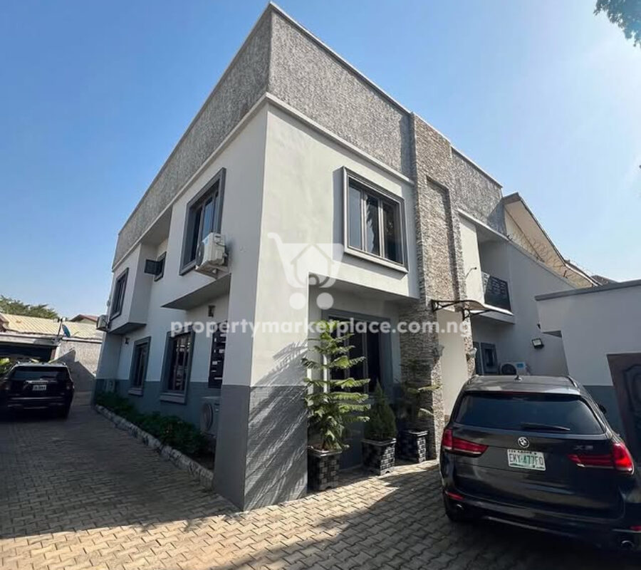 Furnished and automated 4 bedroom semi-detached duplex with Bq