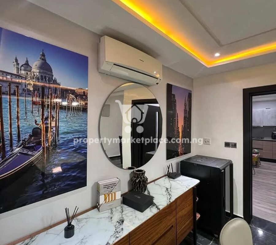 Furnished and automated 4 bedroom semi-detached duplex with Bq