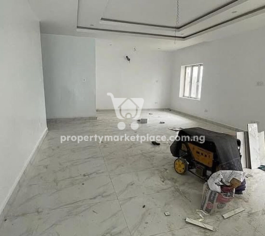 Solidly built 5 bedroom detached duplex with Bq in a mini estate