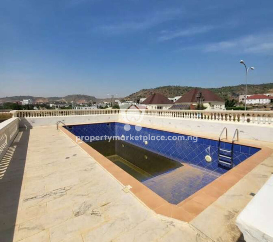 Exquisitely finished 8 bedroom detached mansion with swimming pool, gym, 2 rooms Bq