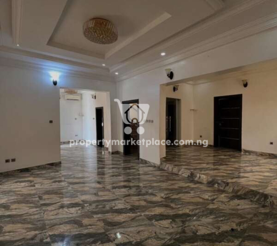 Solidly built 6 bedroom detached duplex with Bq in a secured estate