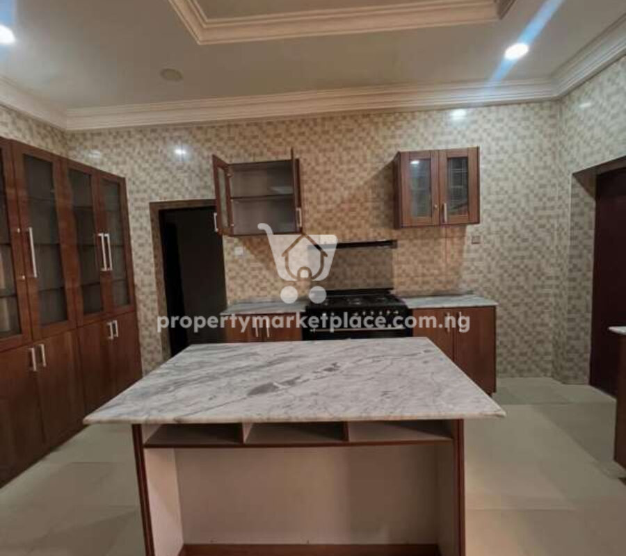 Solidly built 6 bedroom detached duplex with Bq in a secured estate