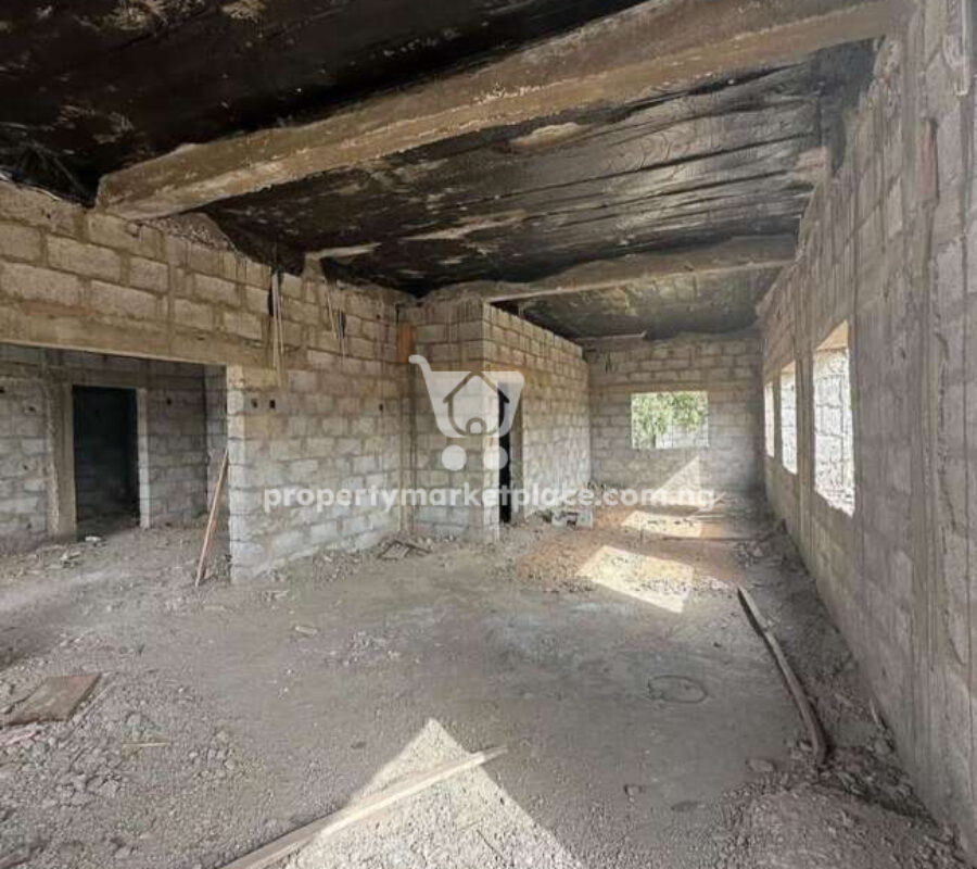 Spacious 4 bedroom detached duplex with Bq (shell finished)