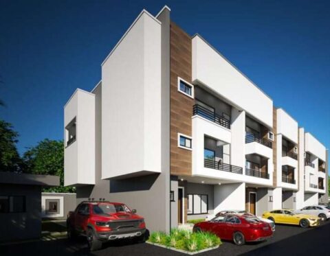 Spacious 4 bedroom terrace duplex with a room boys quarters