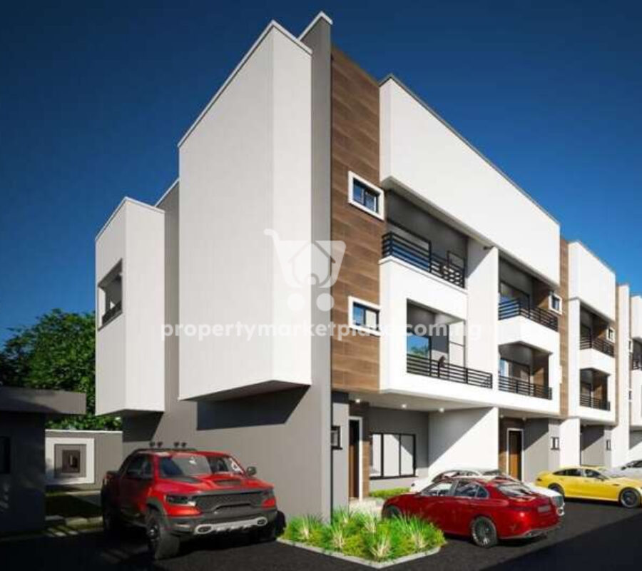 Spacious 4 bedroom terrace duplex with a room boys quarters