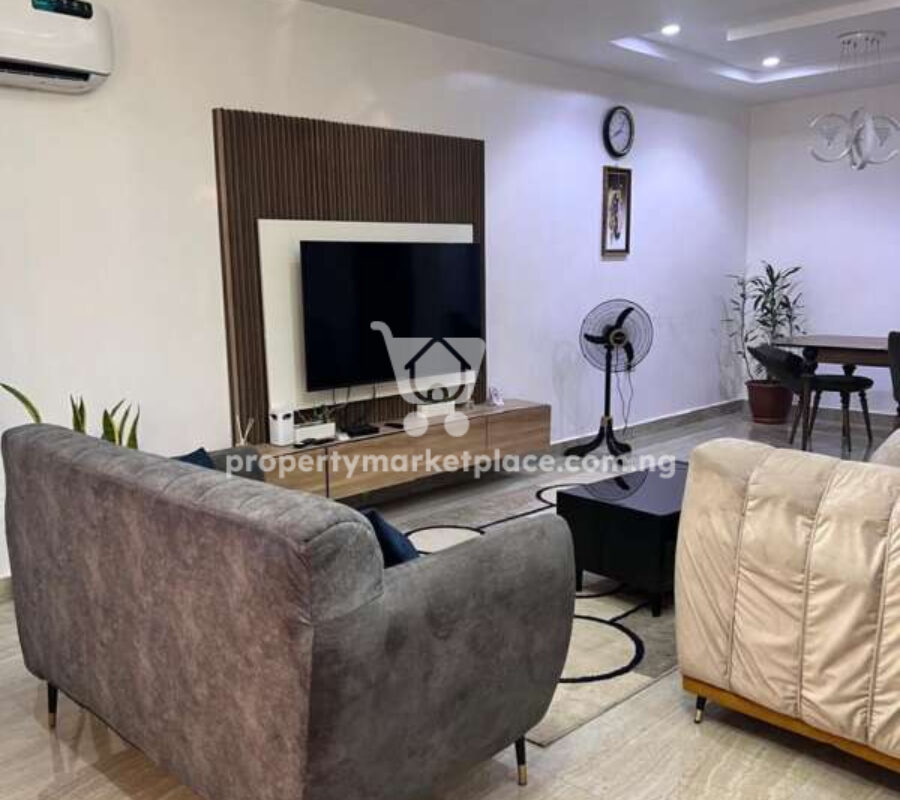 Furnished 4 bedroom terrace duplex with a room boys quarters