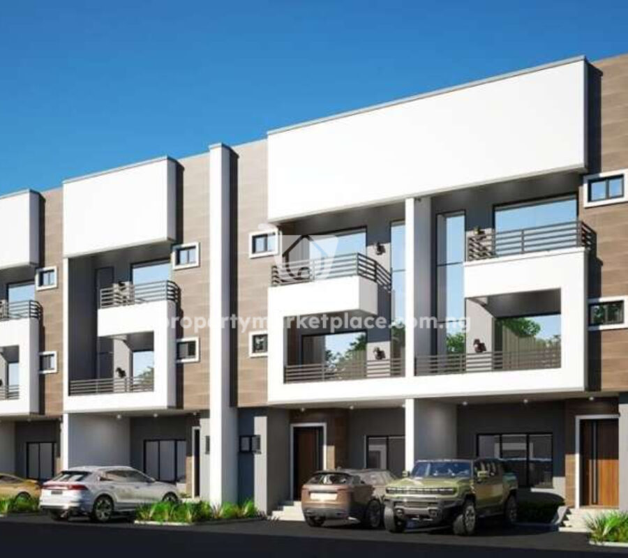 Spacious 4 bedroom terrace duplex with a room boys quarters