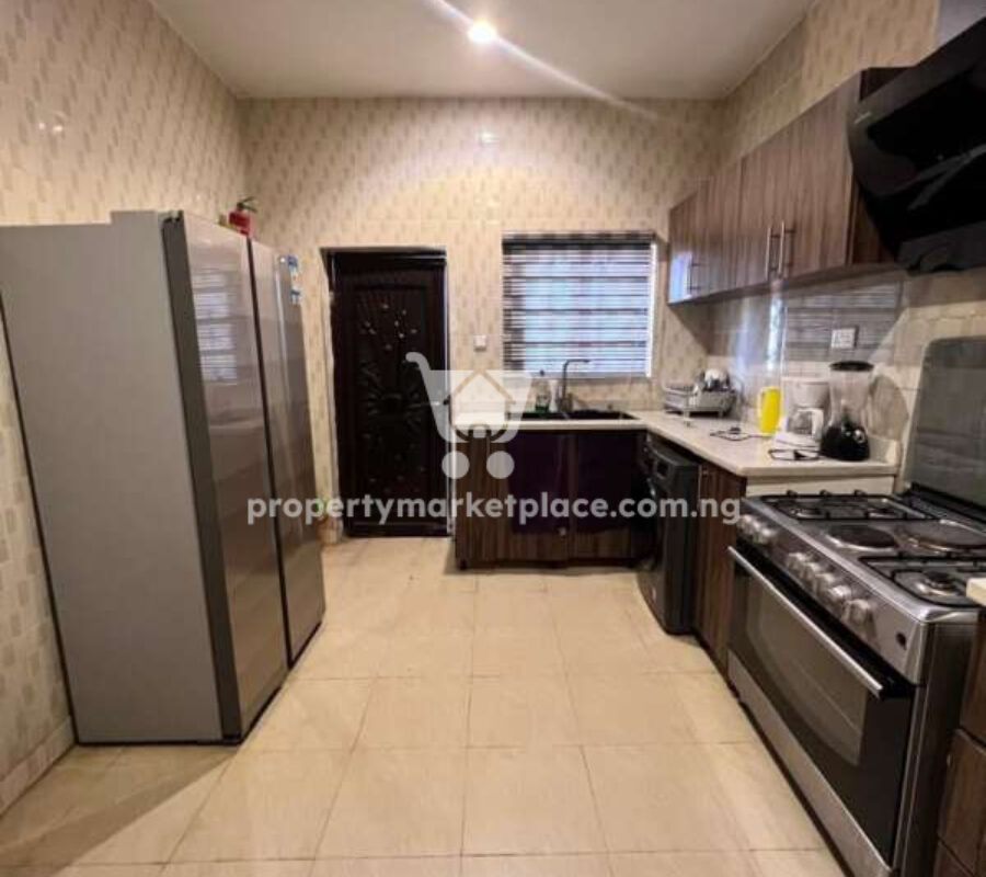 Furnished 4 bedroom terrace duplex with a room boys quarters