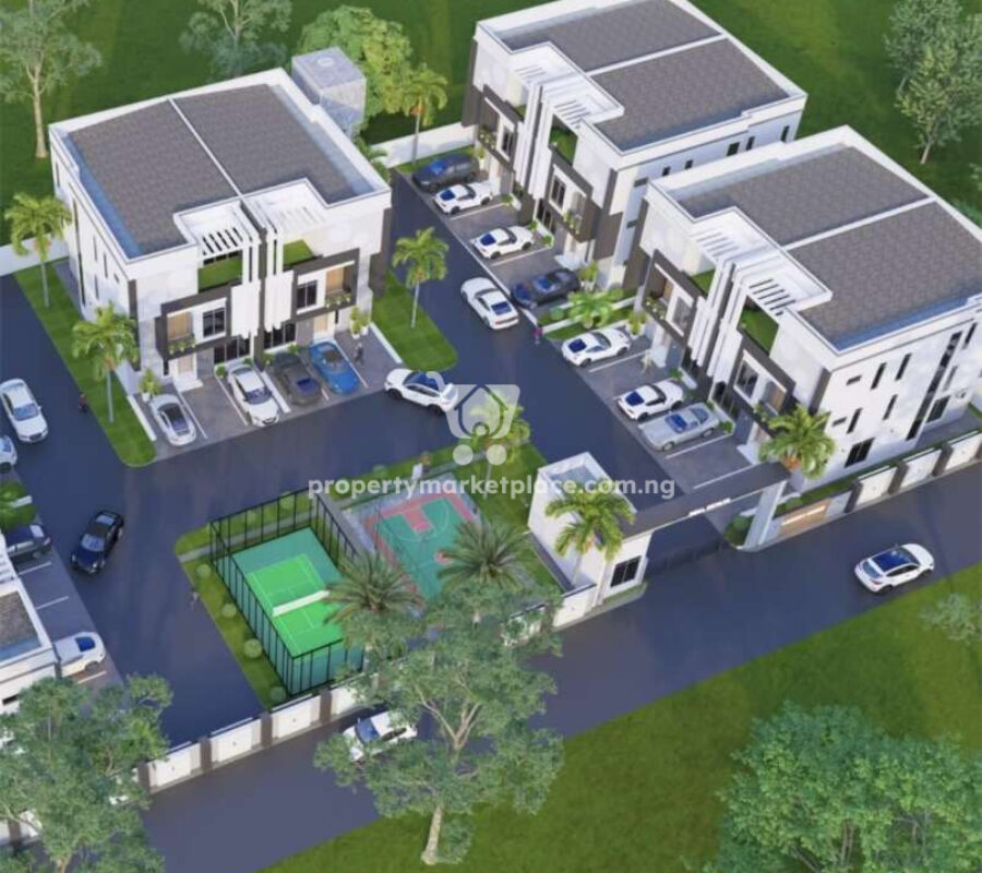 Spacious 5 bedroom semi-detached duplex with a room boys quarters