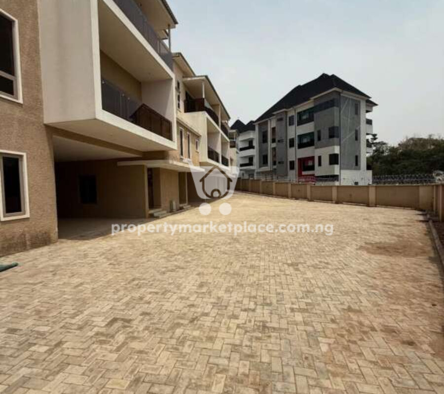 Solidly built 6 units of 4 bedrooms terrace duplex with Bq