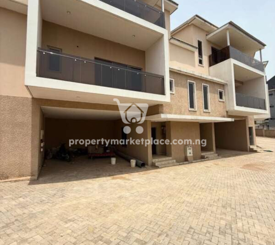 Solidly built 6 units of 4 bedrooms terrace duplex with Bq