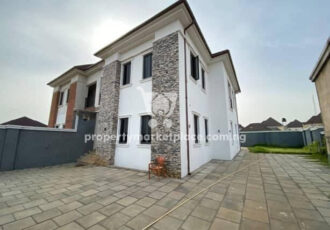 Spacious 4 bedroom semi-detached duplex a with private compound