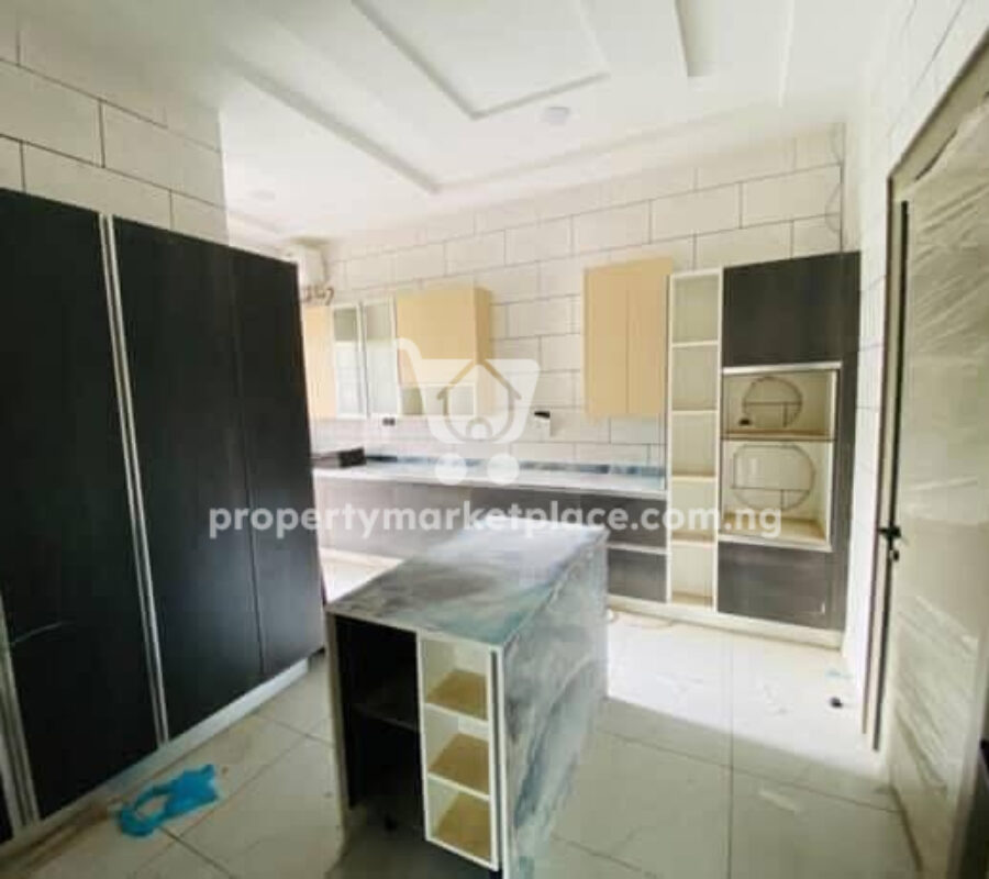 Spacious 4 bedroom semi-detached duplex a with private compound