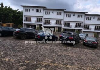 Spacious 4 bedroom terrace duplex with Bq serviced with swimming pool