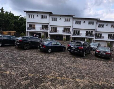 Spacious 4 bedroom terrace duplex with Bq serviced with swimming pool