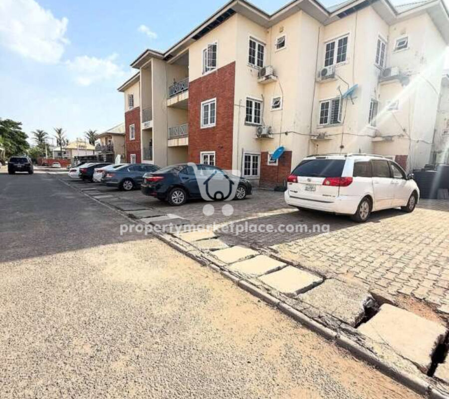 Spacious 3 bedroom flat with a room boys quarters in a secured estate