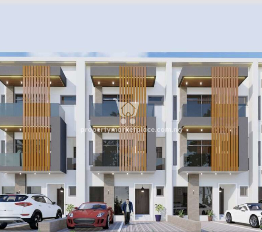 Spacious 4 bedroom terrace duplex with a room boys quarters