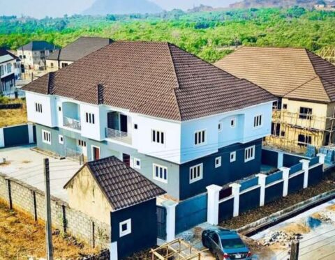 Solidly built and nicely finished 2 bedroom flat