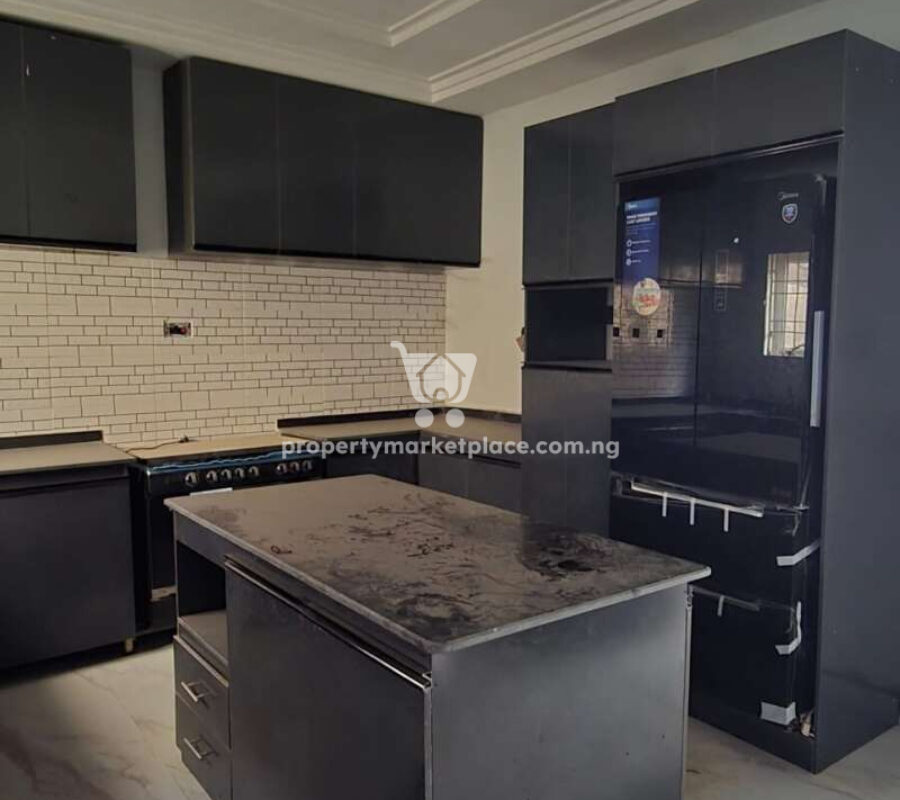 Superb 5 bedroom terrace duplex with a private compound