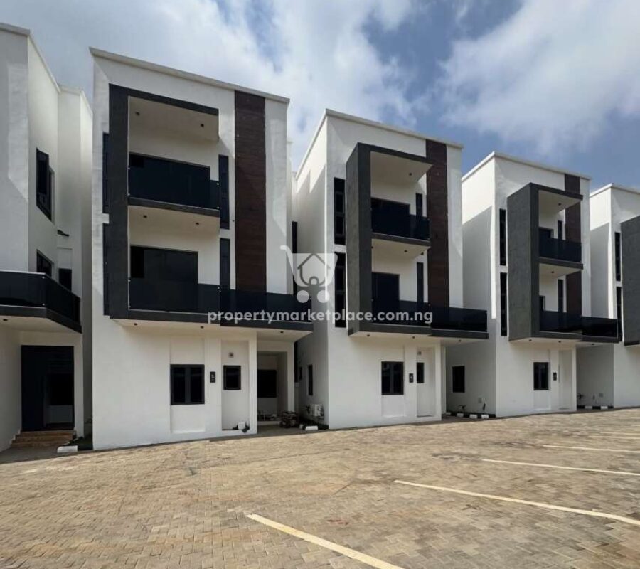 Elegant 4 bedroom terrace duplex serviced with swimming pool
