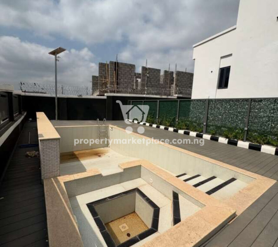 Elegant 4 bedroom terrace duplex serviced with swimming pool