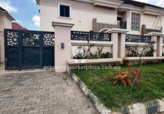 3 bedroom semi-detached duplex with a private compound