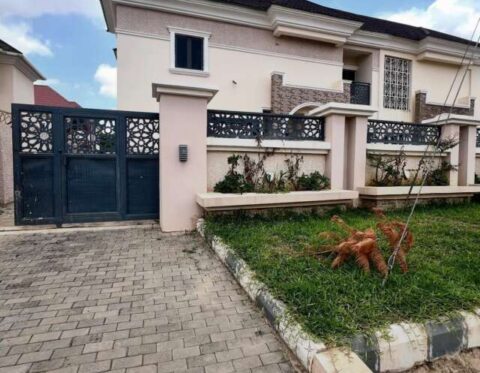 3 bedroom semi-detached duplex with a private compound