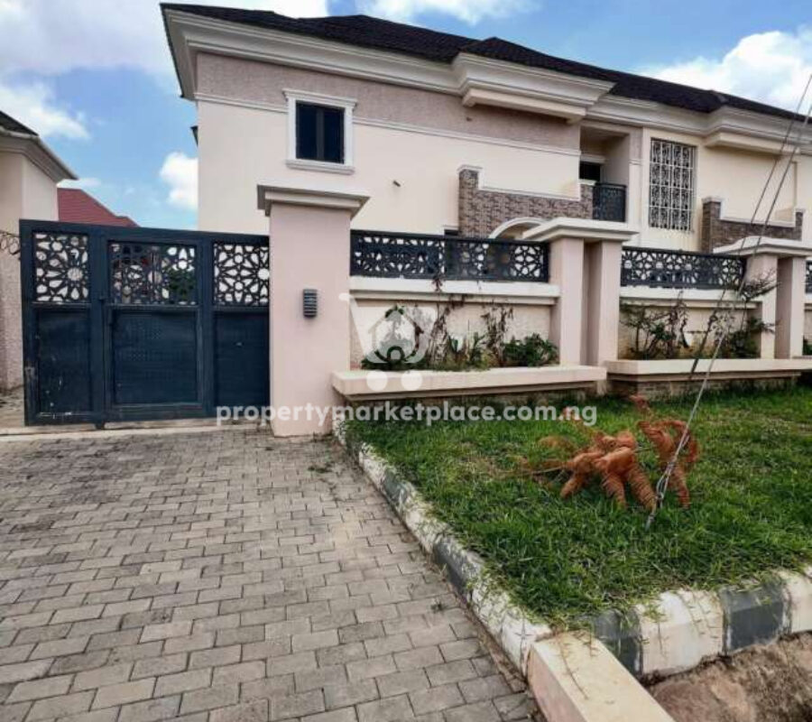 3 bedroom semi-detached duplex with a private compound