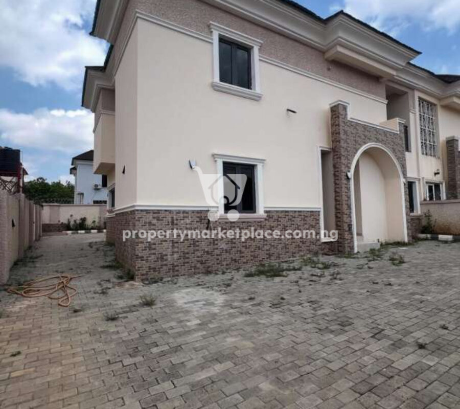 3 bedroom semi-detached duplex with a private compound