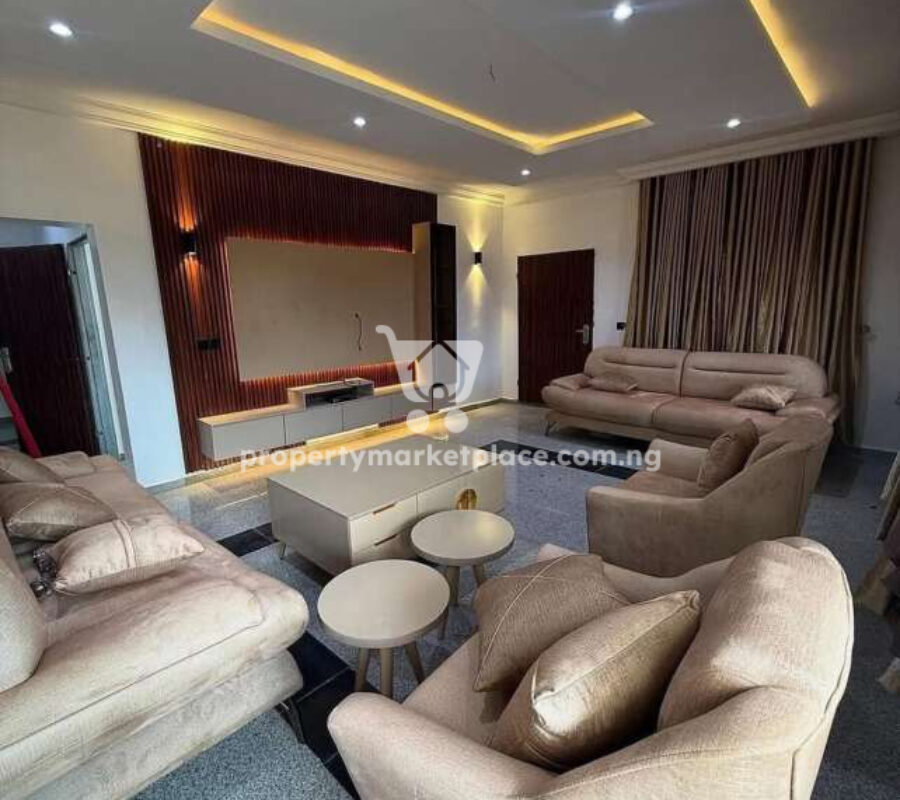 Nicely furnished 4 bedroom detached duplex with Bq