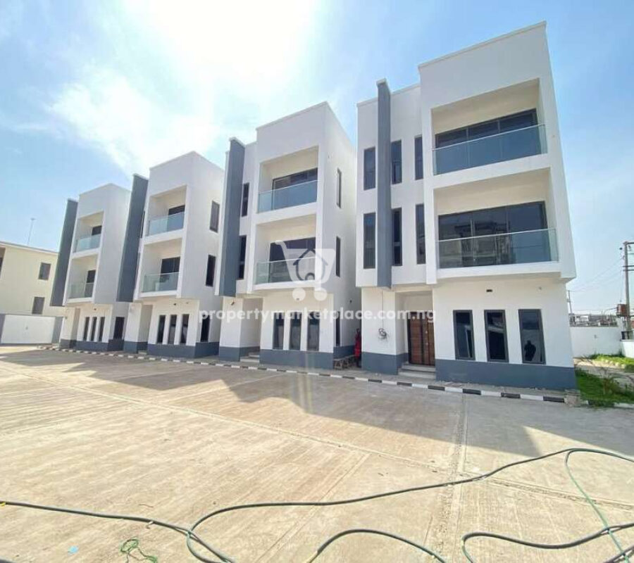 Tastefully finished 4 bedroom terrace duplex with a room Bq