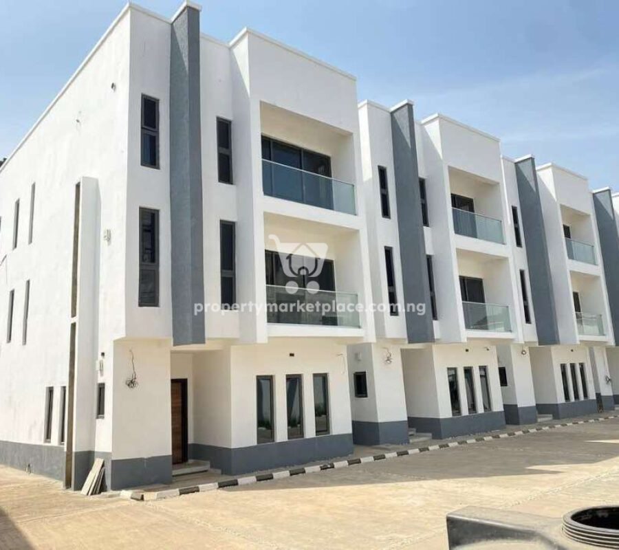 Tastefully finished 4 bedroom terrace duplex with a room Bq