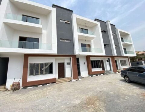 Spacious 4 bedroom terrace duplex with Bq (semi-finished)