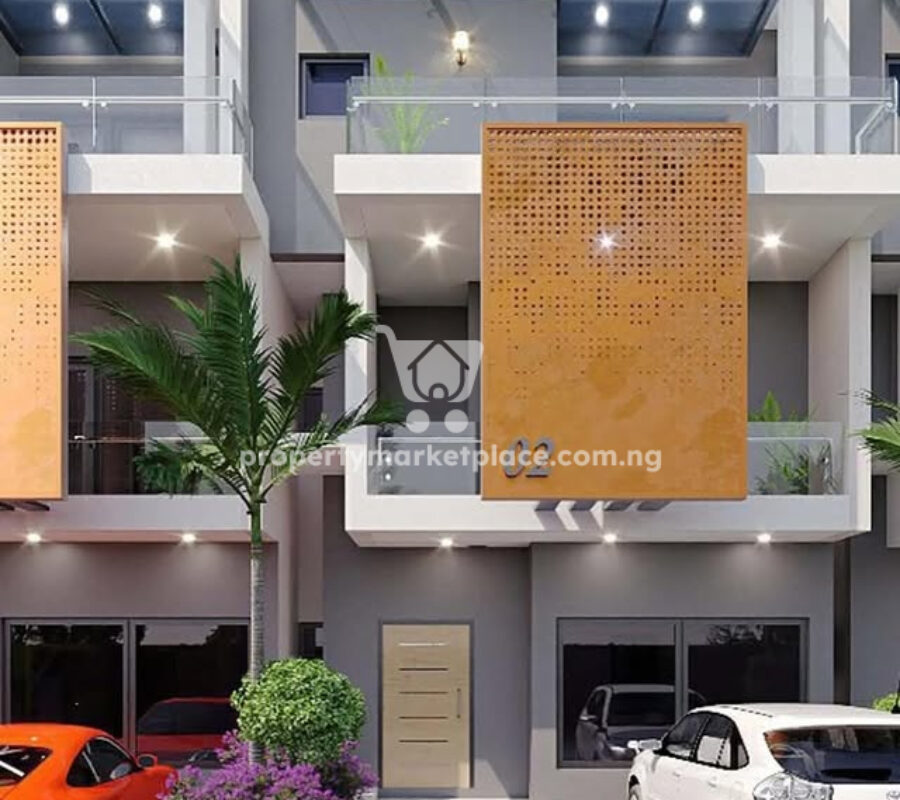 Spacious 4 bedroom terrace duplex with a room Bq