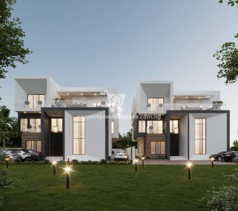 Luxurious 5 bedroom detached duplex with swimming pool