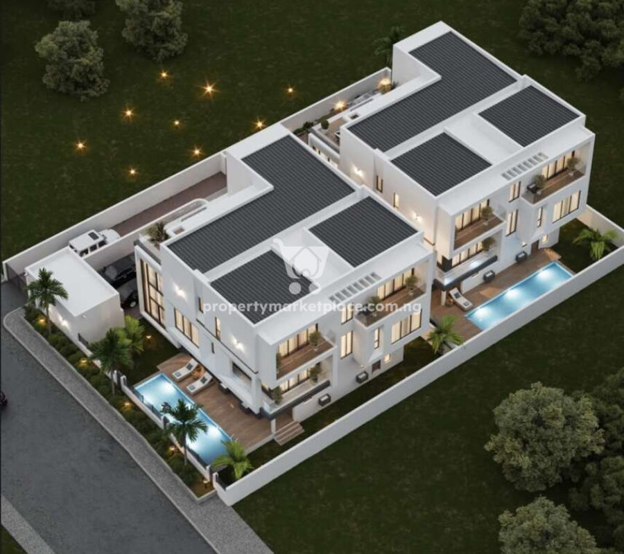 Luxurious 5 bedroom detached duplex with swimming pool
