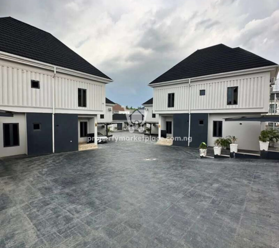 Nicely finished 4 bedroom semi-detached duplex with Bq