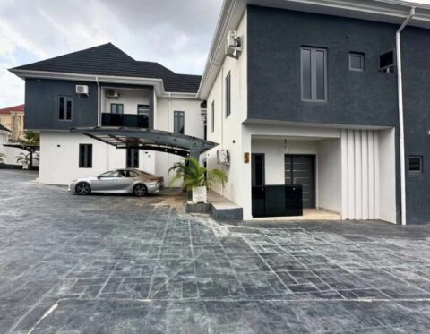 Nicely finished 4 bedroom semi-detached duplex with Bq