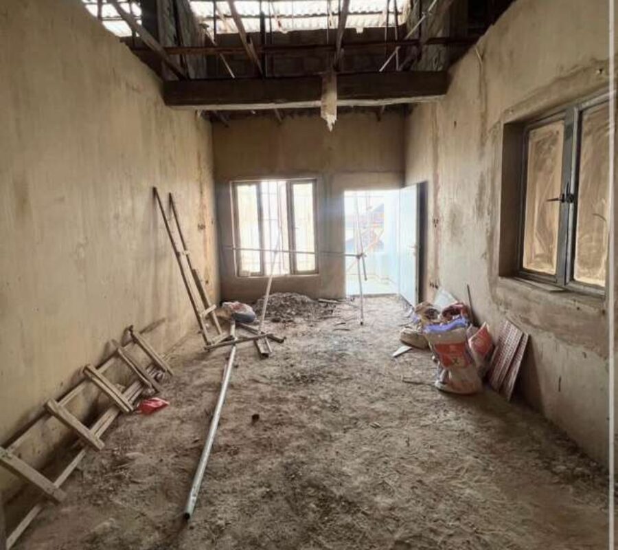 Solidly built 4 bedroom semi-detached duplex with Bq