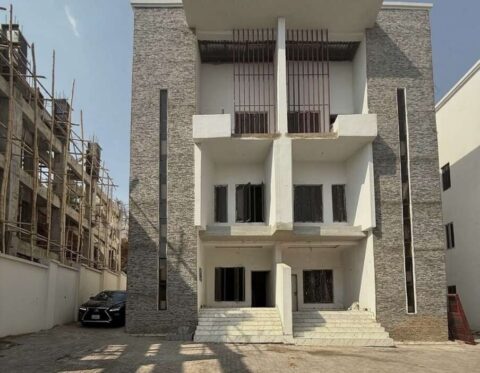 Solidly built 4 bedroom semi-detached duplex with Bq
